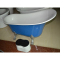 Hotel Project Free Stand Royal Soaking Red Acrylic Clawfoot Bathtub